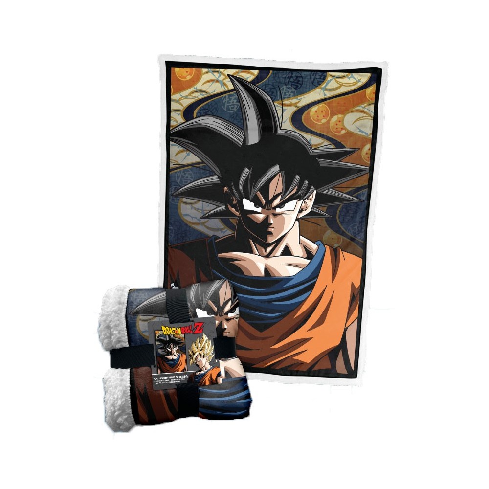 LYO DRAGON BALL Z GOKU FLEECE SHERPA BLANKET 100X150CM