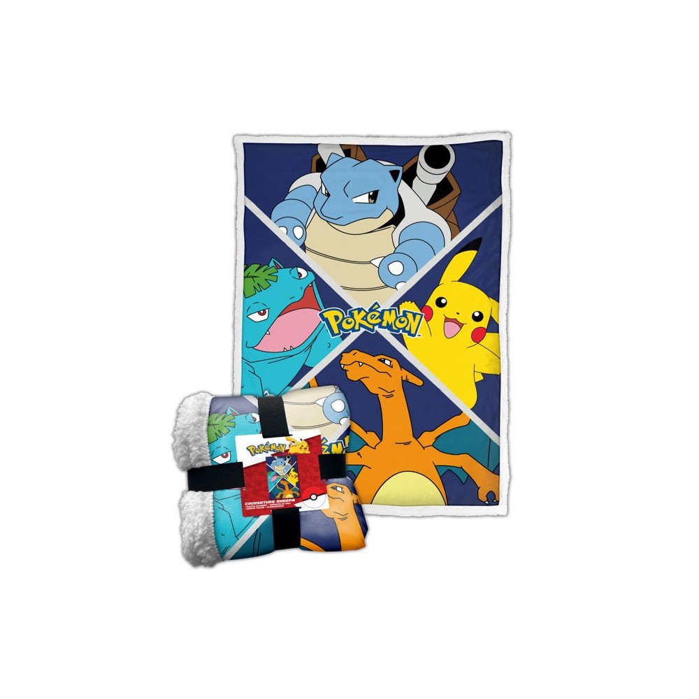 LYO POKEMON CLASSIC FLEECE SHERPA BLANKET 100X150CM