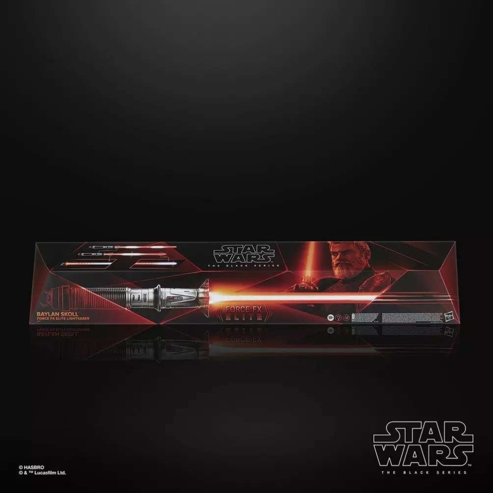 STAR WARS AHSOKA BYLA SKOLL LIGHTSABER FORCE FX ELITE REPLICA 1/1 HASBRO