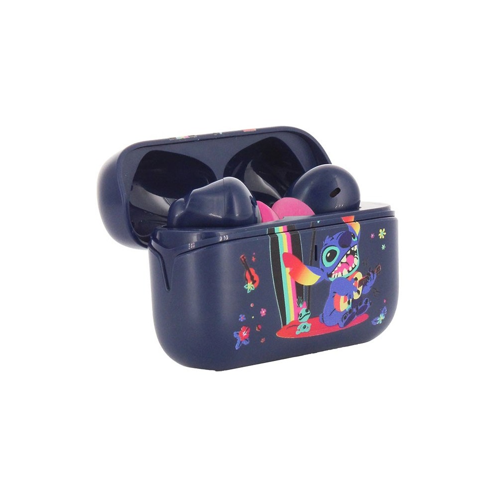 DISNEY STITCH MIDNIGHT EAR BUDS CUFFIETTE WIRELESS EXQUISITE GAMING