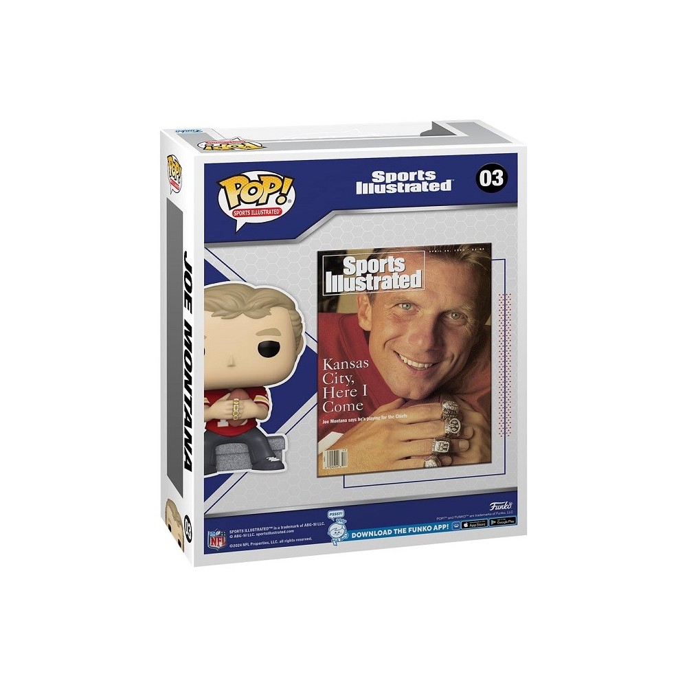 FUNKO POP! SPORT ILLUSTRATED COVER JOE MONTANA BOBBLE HEAD FIGURE FUNKO