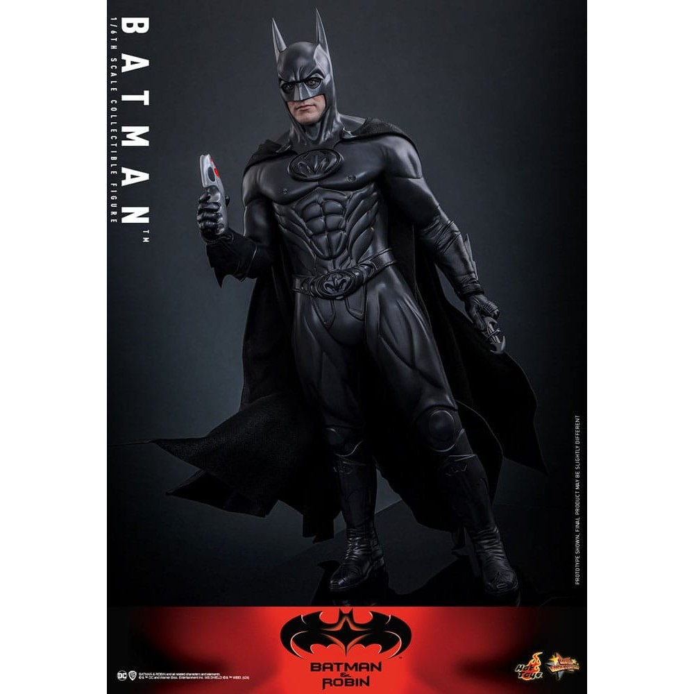 HOT TOYS BATMAN & ROBIN MOVIE MASTERPIECE BATMAN 1/6 SCALE ACTION FIGURE