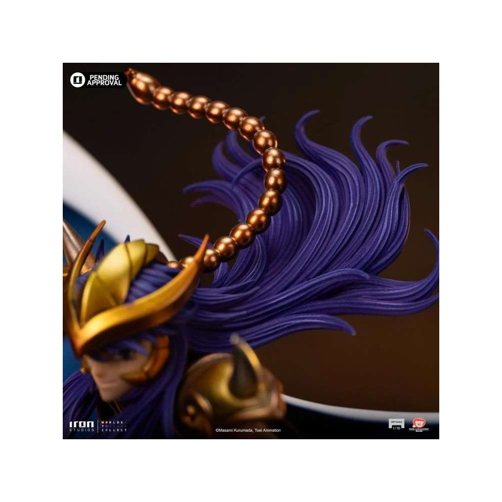 SAINT SEIYA SCORPIO MILO ART SCALE 1/10 STATUA FIGURE IRON STUDIOS