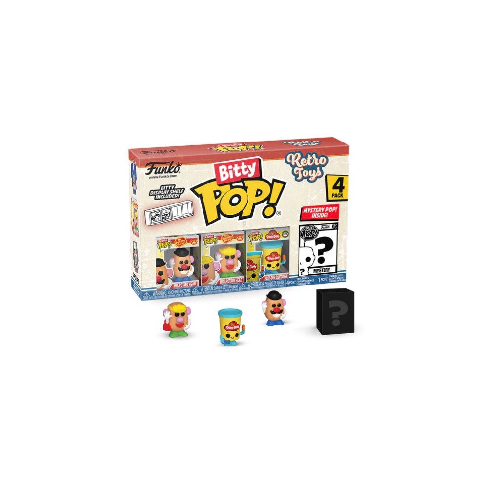 FUNKO BITTY POP! RETRO TOYS 4 PACK MR. POTATO HEAD VINYL MINI FIGURE FUNKO