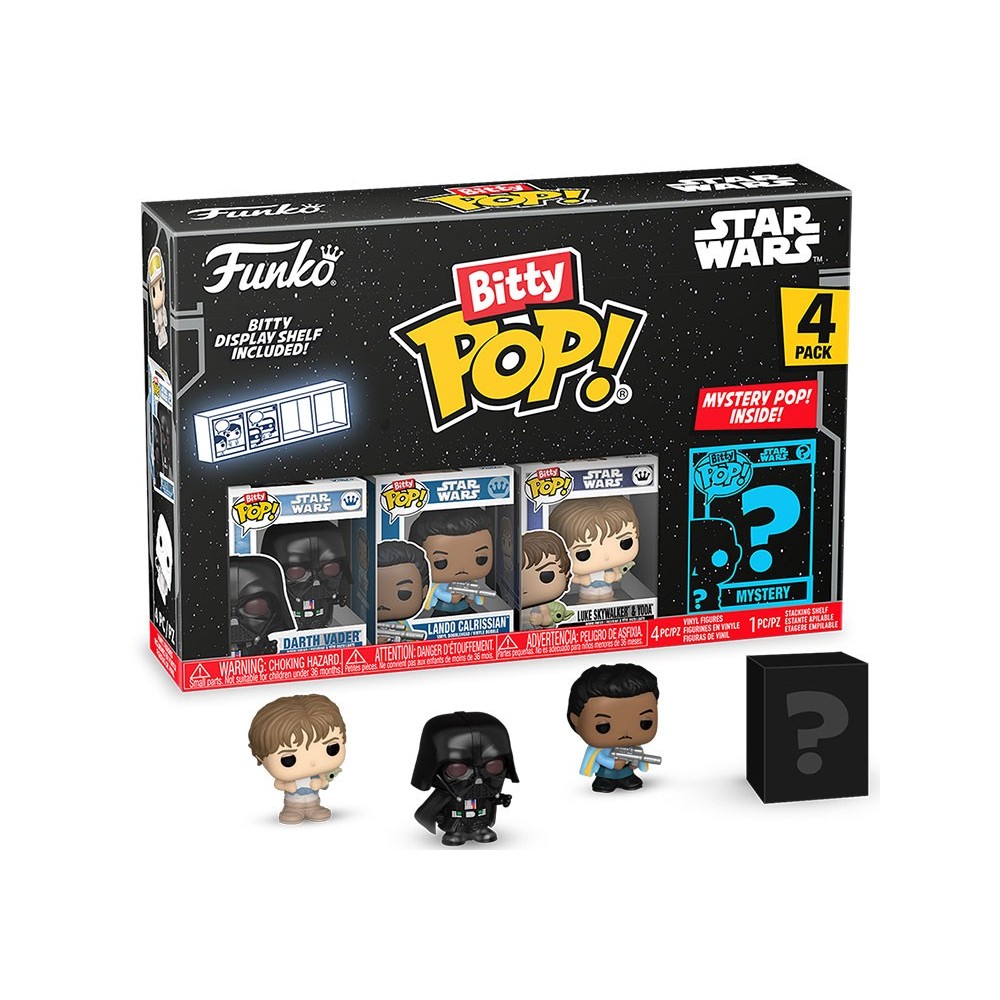 FUNKO BITTY POP! STAR WARS 4 PACK DARTH VADER VINYL MINI FIGURE FUNKO