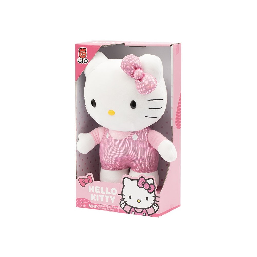 HELLO KITTY PINK SPOT SPARKL 30CM PUPAZZO PELUCHE FIGURE GIOCHI PREZIOSI