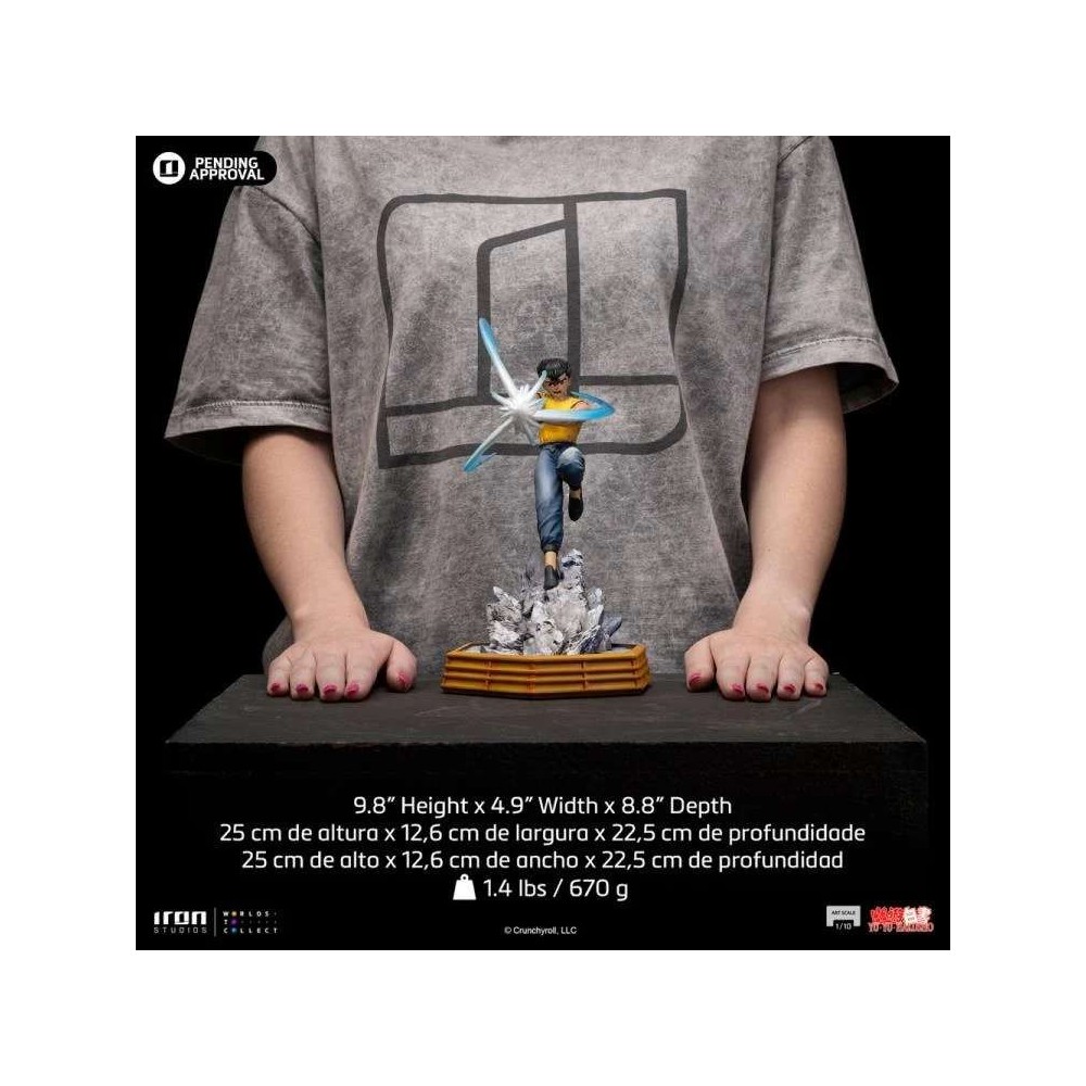 IRON STUDIOS YU YU HAKUSHO YUSUKE URAMESHI ART SCALE 1/10 RESIN STATUE