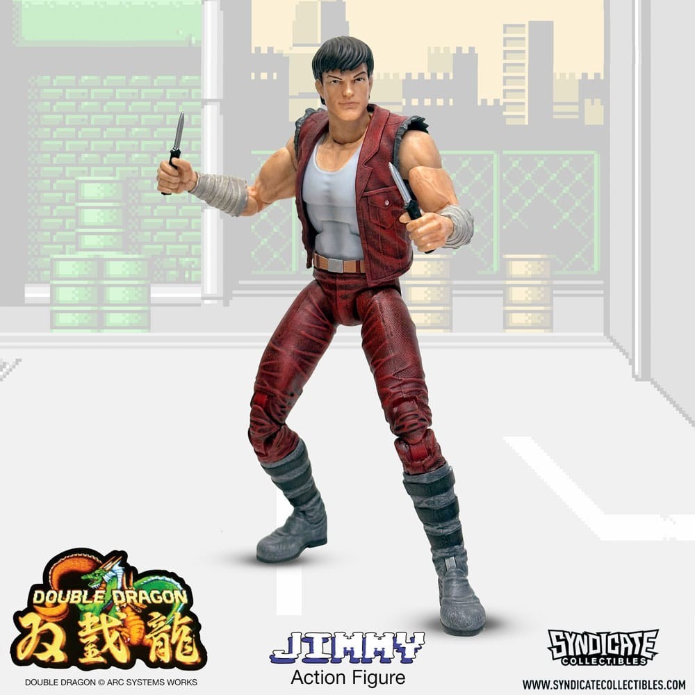 SYNDICATE COLLECTIBLES DOUBLE DRAGON JIMMY DELUXE ACTION FIGURE