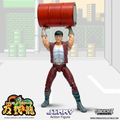 SYNDICATE COLLECTIBLES DOUBLE DRAGON JIMMY DELUXE ACTION FIGURE