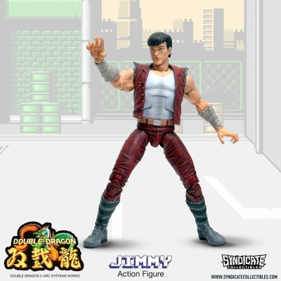 SYNDICATE COLLECTIBLES DOUBLE DRAGON JIMMY DELUXE ACTION FIGURE