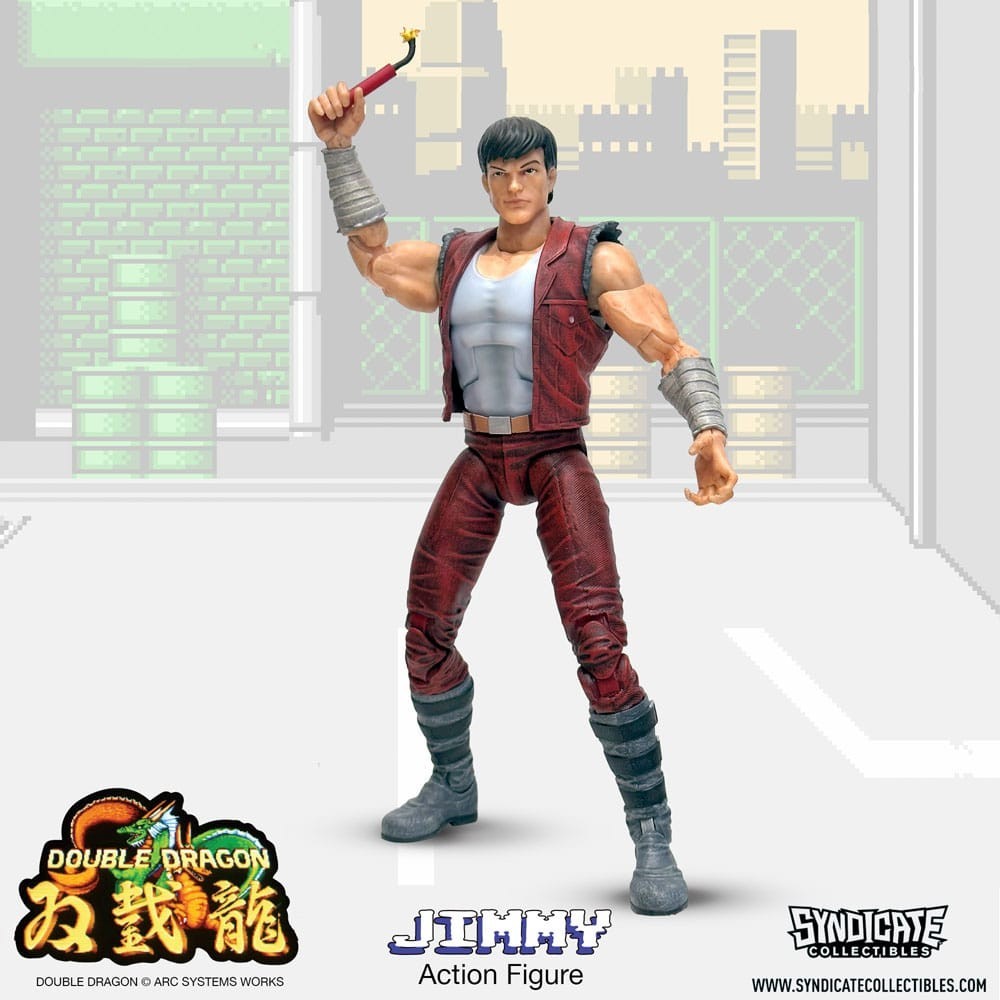 SYNDICATE COLLECTIBLES DOUBLE DRAGON JIMMY DELUXE ACTION FIGURE