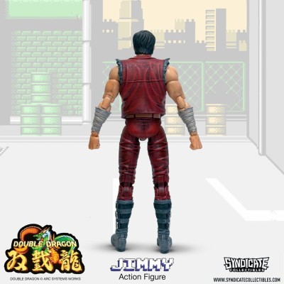 SYNDICATE COLLECTIBLES DOUBLE DRAGON JIMMY DELUXE ACTION FIGURE