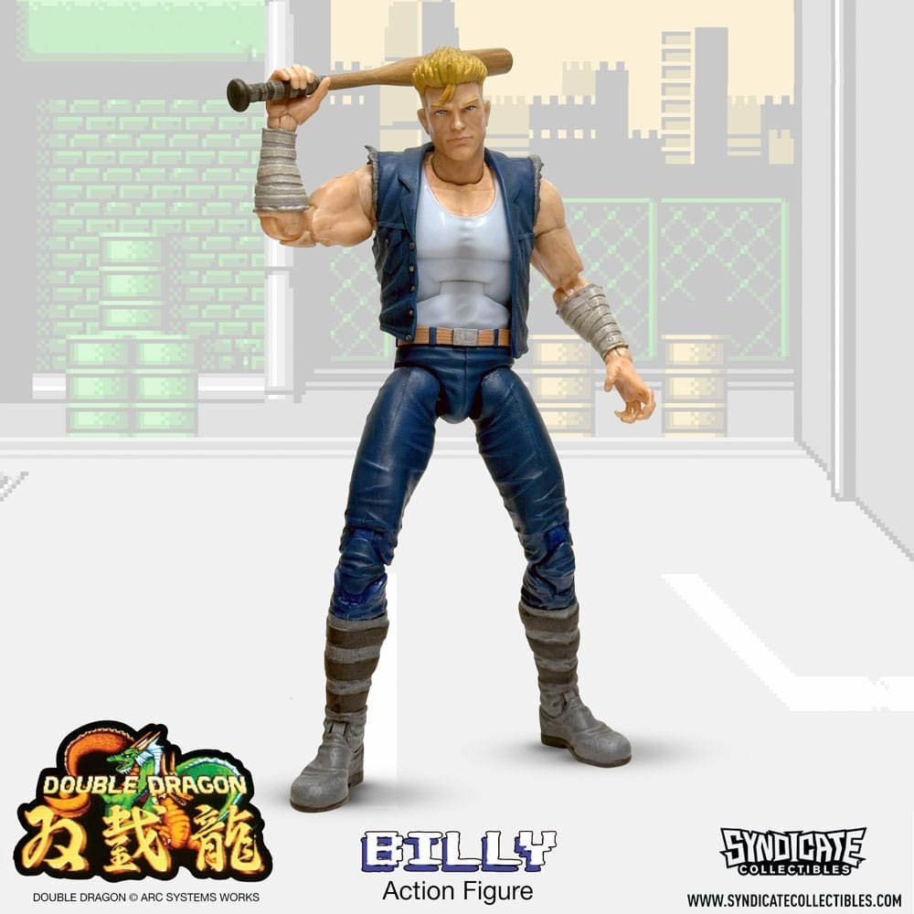 SYNDICATE COLLECTIBLES DOUBLE DRAGON BILLY DELUXE ACTION FIGURE