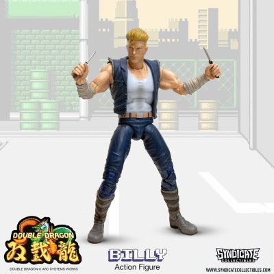 SYNDICATE COLLECTIBLES DOUBLE DRAGON BILLY DELUXE ACTION FIGURE