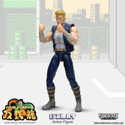 SYNDICATE COLLECTIBLES DOUBLE DRAGON BILLY DELUXE ACTION FIGURE