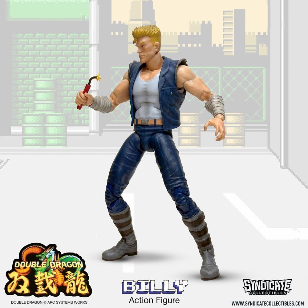 SYNDICATE COLLECTIBLES DOUBLE DRAGON BILLY DELUXE ACTION FIGURE
