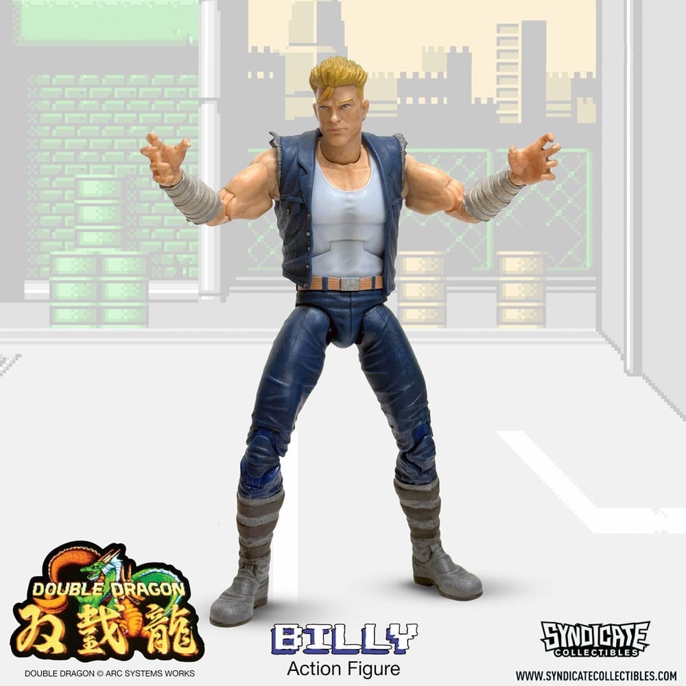 SYNDICATE COLLECTIBLES DOUBLE DRAGON BILLY DELUXE ACTION FIGURE