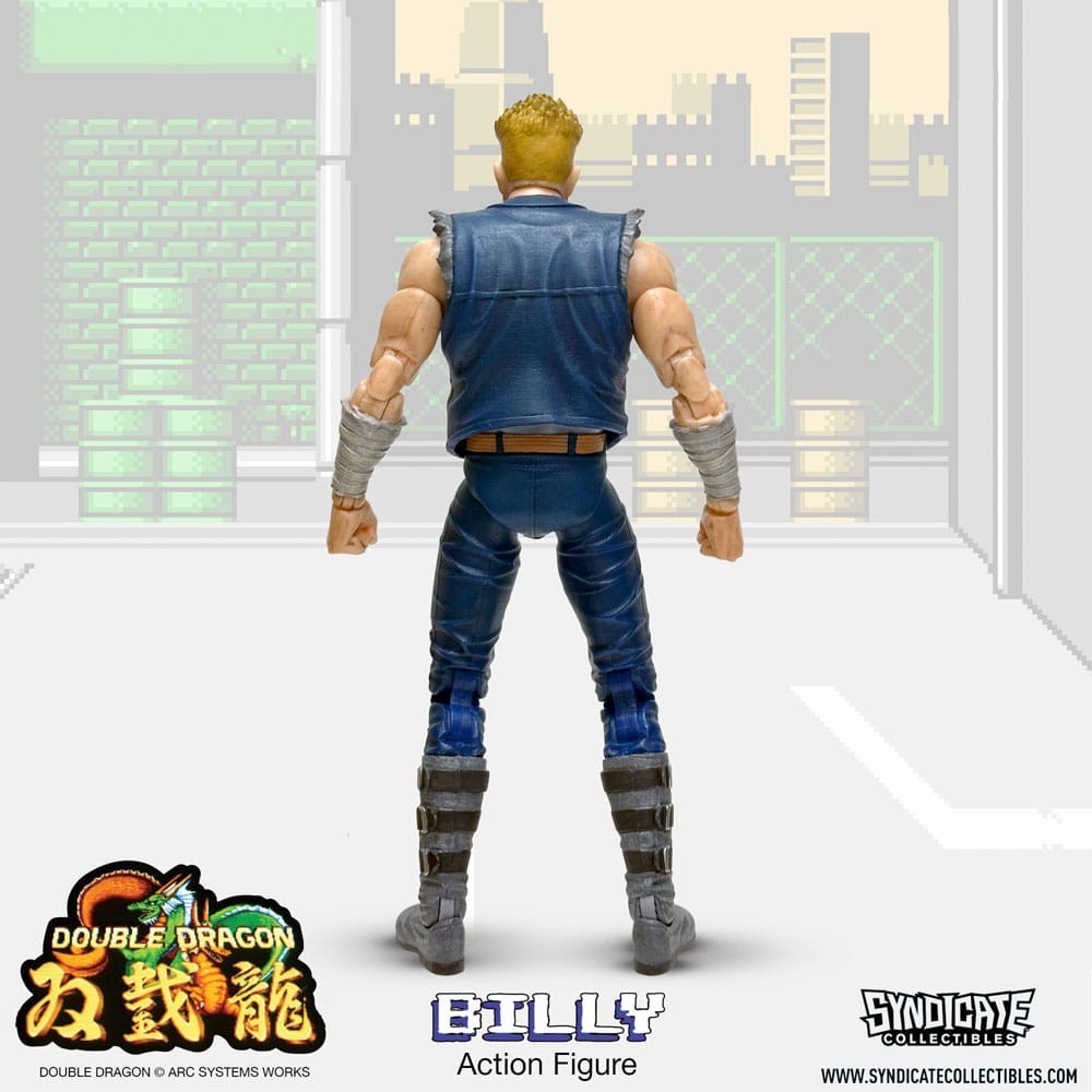 SYNDICATE COLLECTIBLES DOUBLE DRAGON BILLY DELUXE ACTION FIGURE