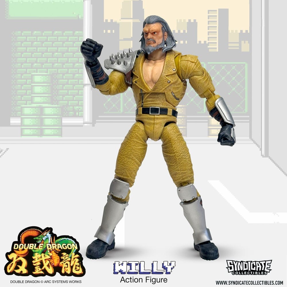 SYNDICATE COLLECTIBLES DOUBLE DRAGON WILLY DELUXE ACTION FIGURE