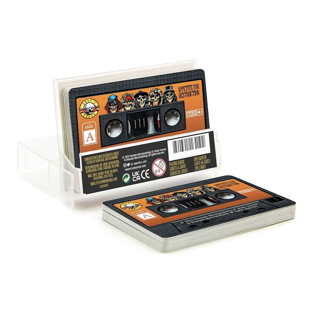 AQUARIUS ENT GUNS N' ROSES CASSETTE PLAYING CARDS
