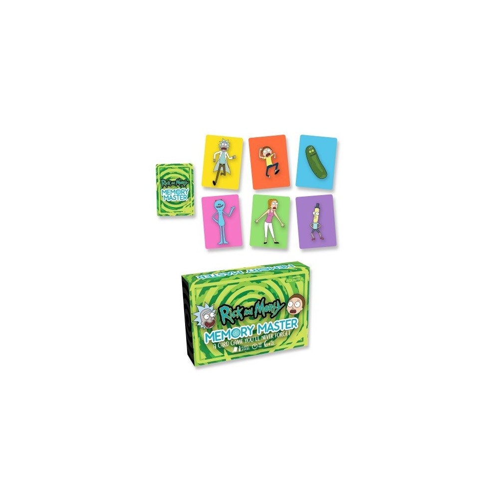 AQUARIUS ENT RICK AND MORTY MEMORY MASTER CARD GAME