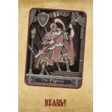 THE FIGHTER CHARACTER CLASS EPIC RPG DICE SET 15 DADI BEADLE AND GRIMM'S