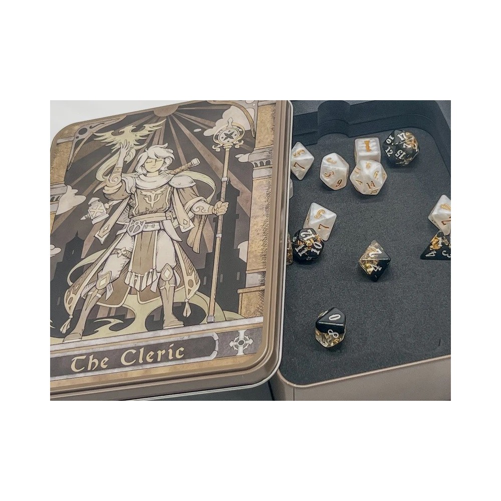 THE CLERIC CHARACTER CLASS EPIC RPG DICE SET 14 DADI BEADLE AND GRIMM'S