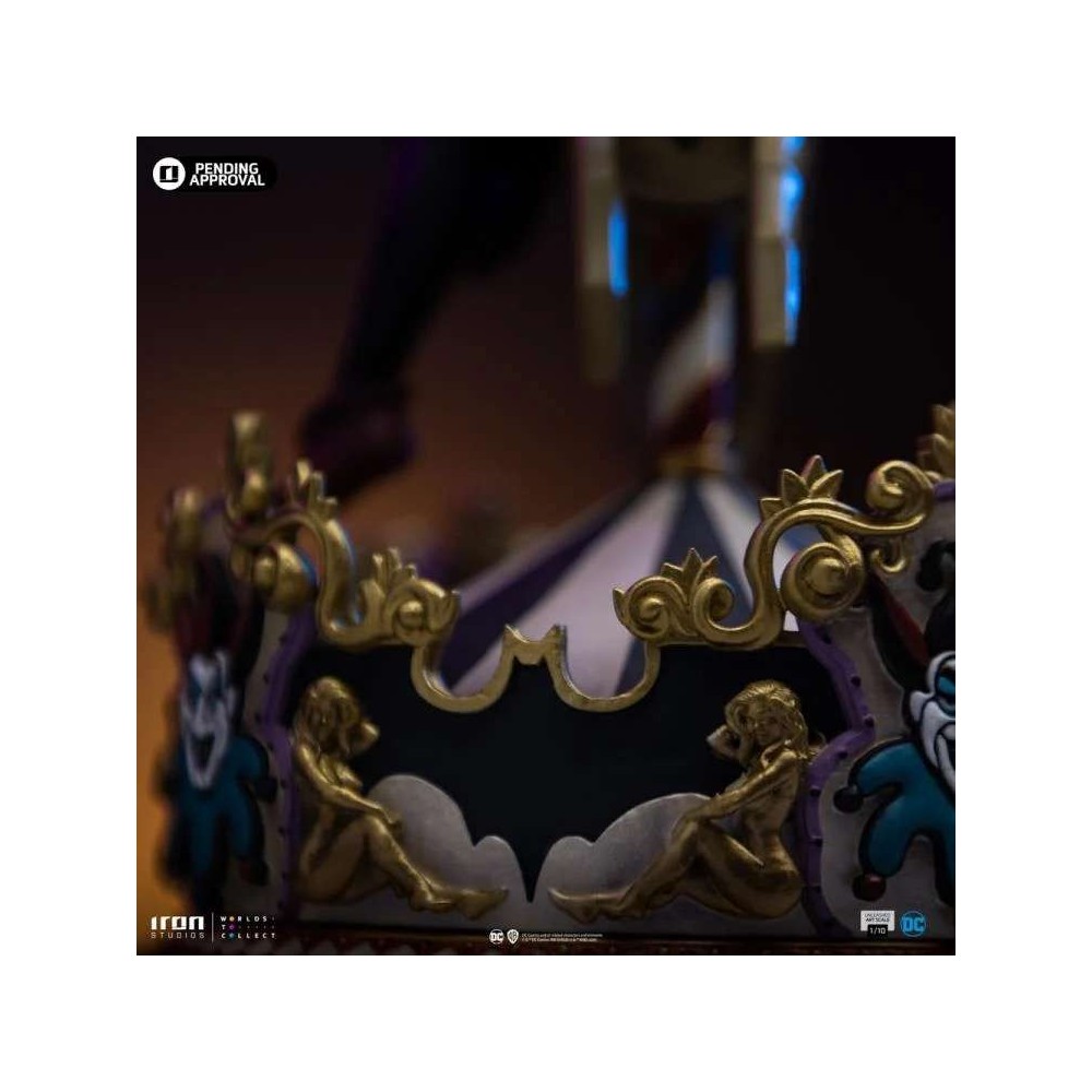 IRON STUDIOS HARLEY QUINN UNLEASHED BDS ART SCALE 1/10 RESIN STATUE FIGURE