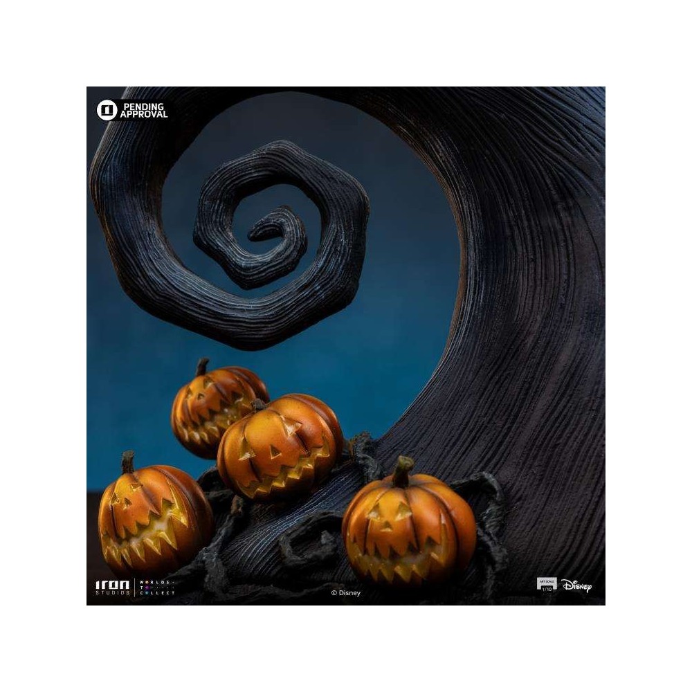 IRON STUDIOS NIGHTMARE BEFORE CHRISTMAS JACK SKELLINGTON ART SCALE 1/10 RESIN STATUE FIGURE