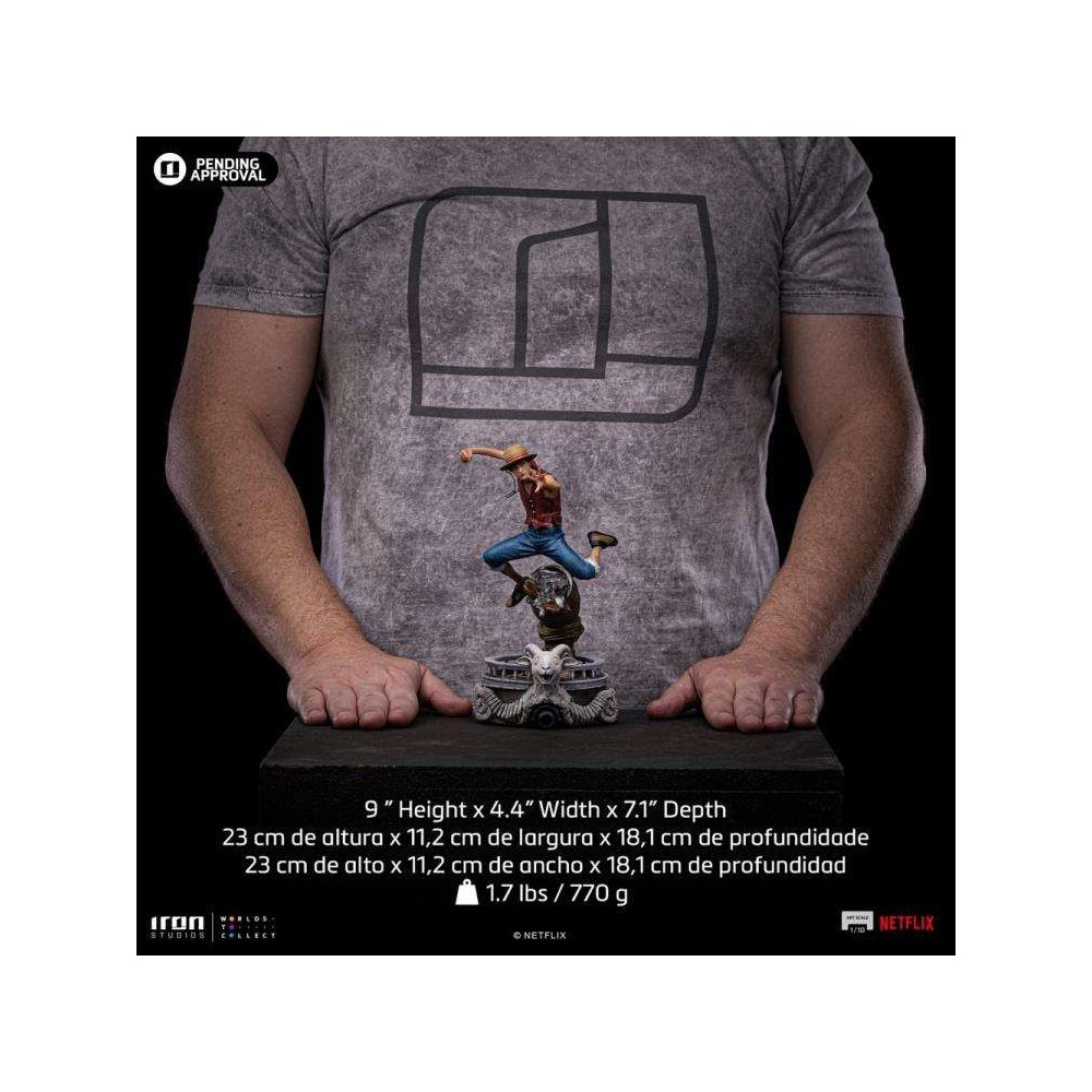 IRON STUDIOS ONE PIECE NETFLIX MONKEY D. LUFFY ART SCALE 1/10 RESIN STATUE FIGURE