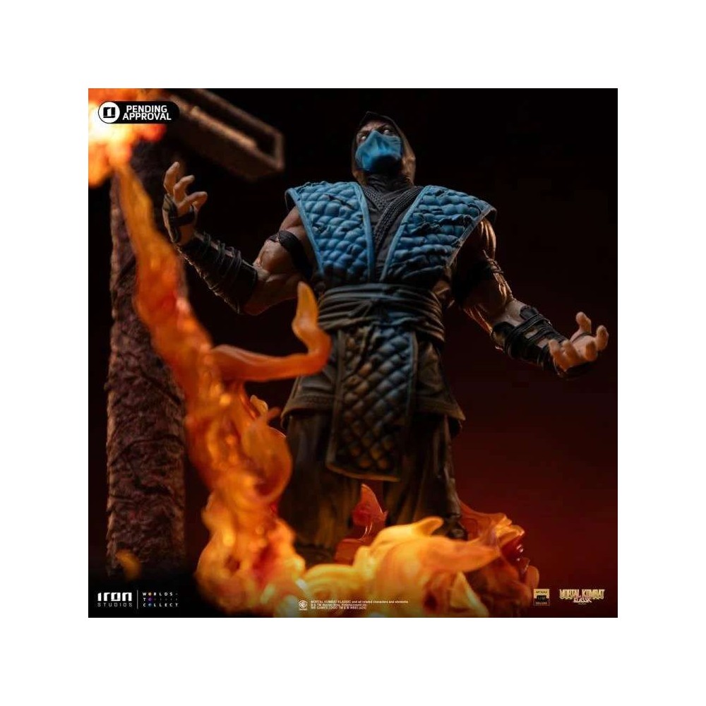 MORTAL KOMBAT ART SCALE DELUXE SCORPION FATALITY 1/10 STATUA FIGURE IRON STUDIOS