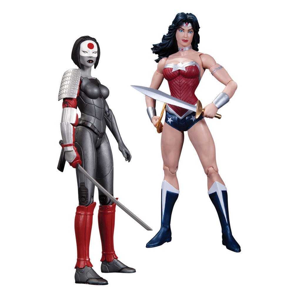 DC COLLECTIBLES JUSTICE LEAGUE THE NEW 52 WONDER WOMAN VS KATANA ACTION FIGURE