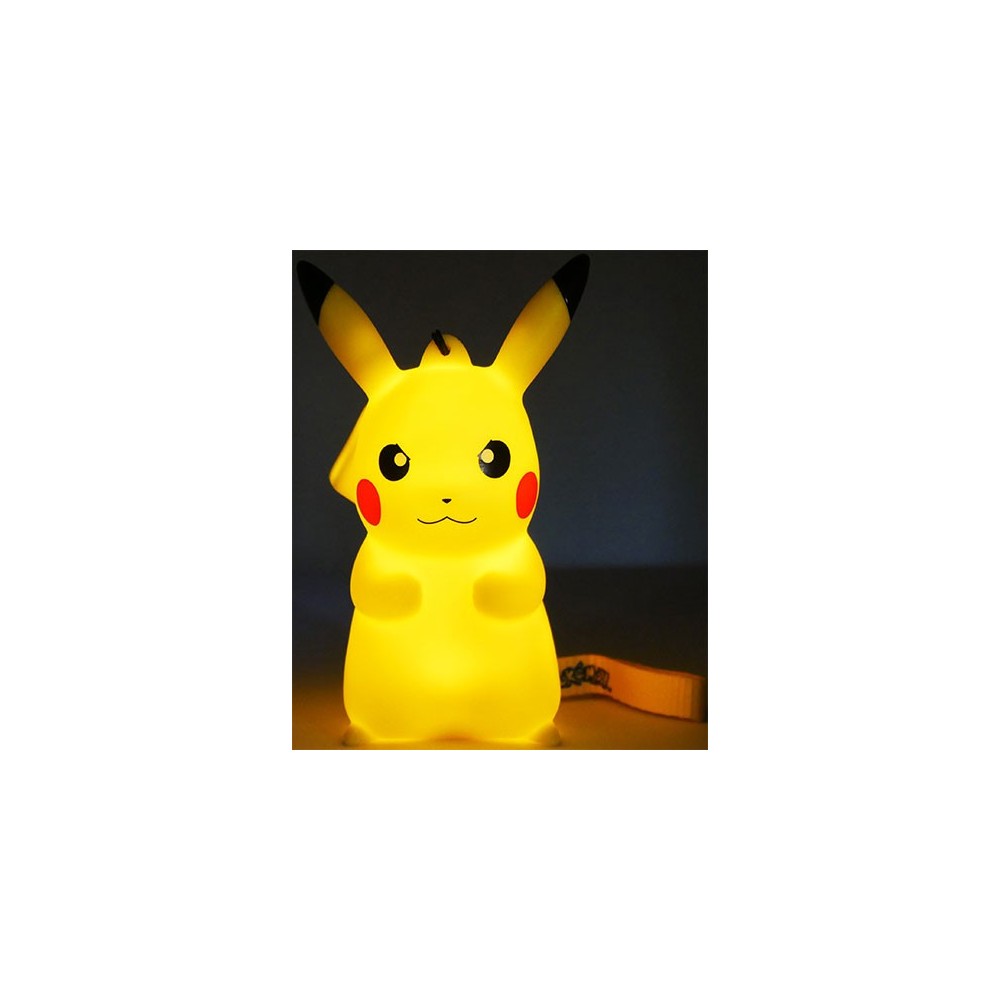 POKEMON GRUMPY PIKACHU LIGHT UP FIGURE LAMPADA PORTABILE TEKNOFUN