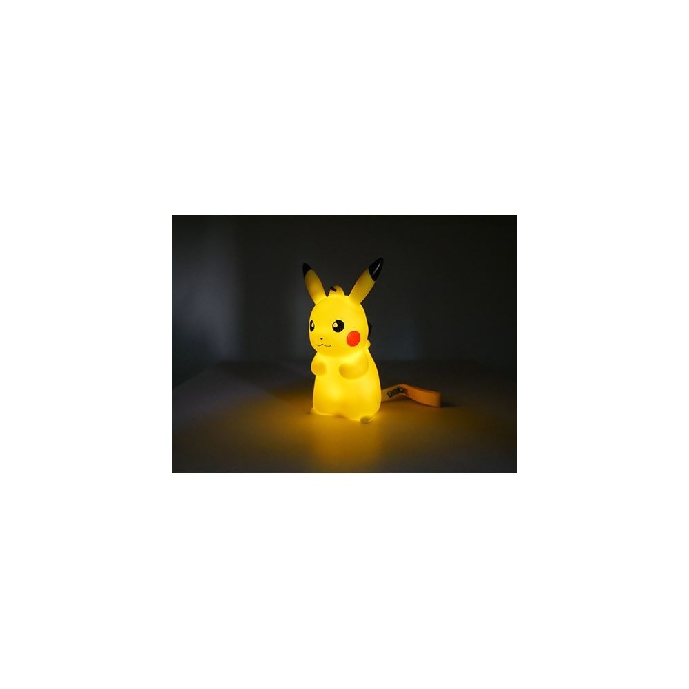 POKEMON GRUMPY PIKACHU LIGHT UP FIGURE LAMPADA PORTABILE TEKNOFUN