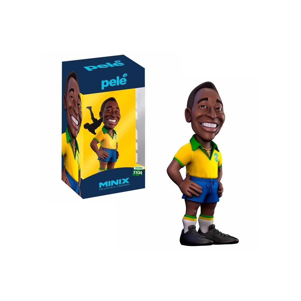 PELE BRASILE MINIX COLLECTIBLE FIGURINE FIGURE NOBLE COLLECTIONS