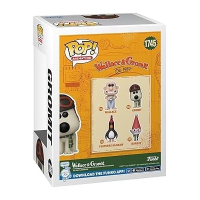 FUNKO FUNKO POP! WALLACE AND GROMIT 1745 AVIATOR GROMIT BOBBLE HEAD FIGURE