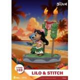 BEAST KINGDOM D-STAGE LILO AND STITCH DS-169 ALOHA STATUE FIGURE