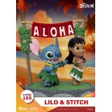 BEAST KINGDOM D-STAGE LILO AND STITCH DS-169 ALOHA STATUE FIGURE