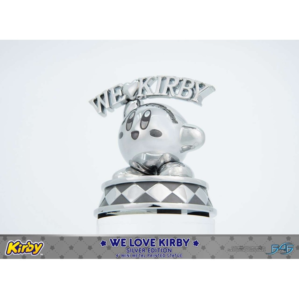 FIRST4FIGURES KIRBY WE LOVE KIRBY SILVER EDITION METAL STATUE FIGURE