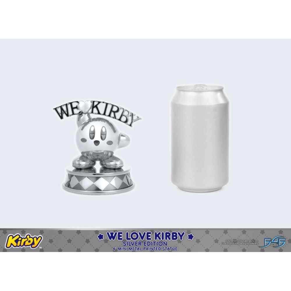 KIRBY WE LOVE KIRBY SILVER EDITION METAL STATUA FIGURE FIRST4FIGURES