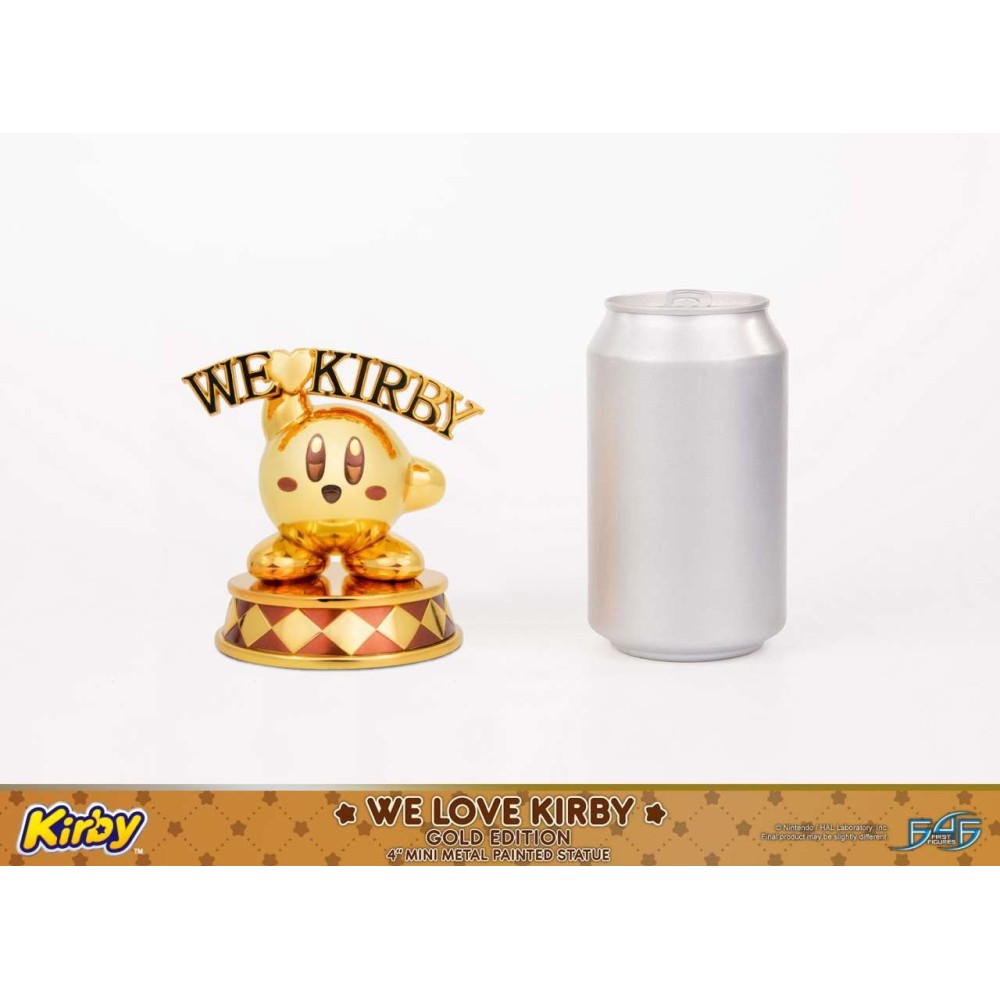 FIRST4FIGURES KIRBY WE LOVE KIRBY GOLD EDITION METAL STATUE FIGURE
