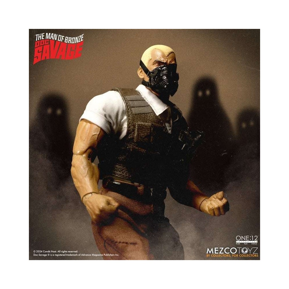 THE MAN OF BRONZE DOC SAVAGE ONE:12 COLLECTIVE ACTION FIGURE MEZCO TOYS