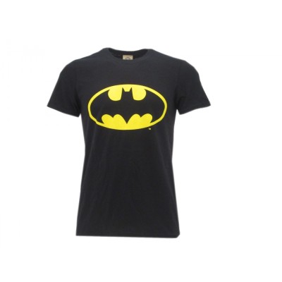 MAGLIA T SHIRT BATMAN LOGO NERA