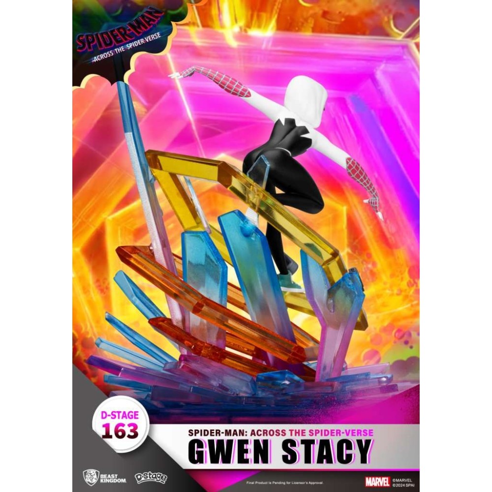 D-STAGE SPIDER-MAN ACROSS THE SPIDER-VERSE GWEN STACY STATUA FIGURE DIORAMA BEAST KINGDOM