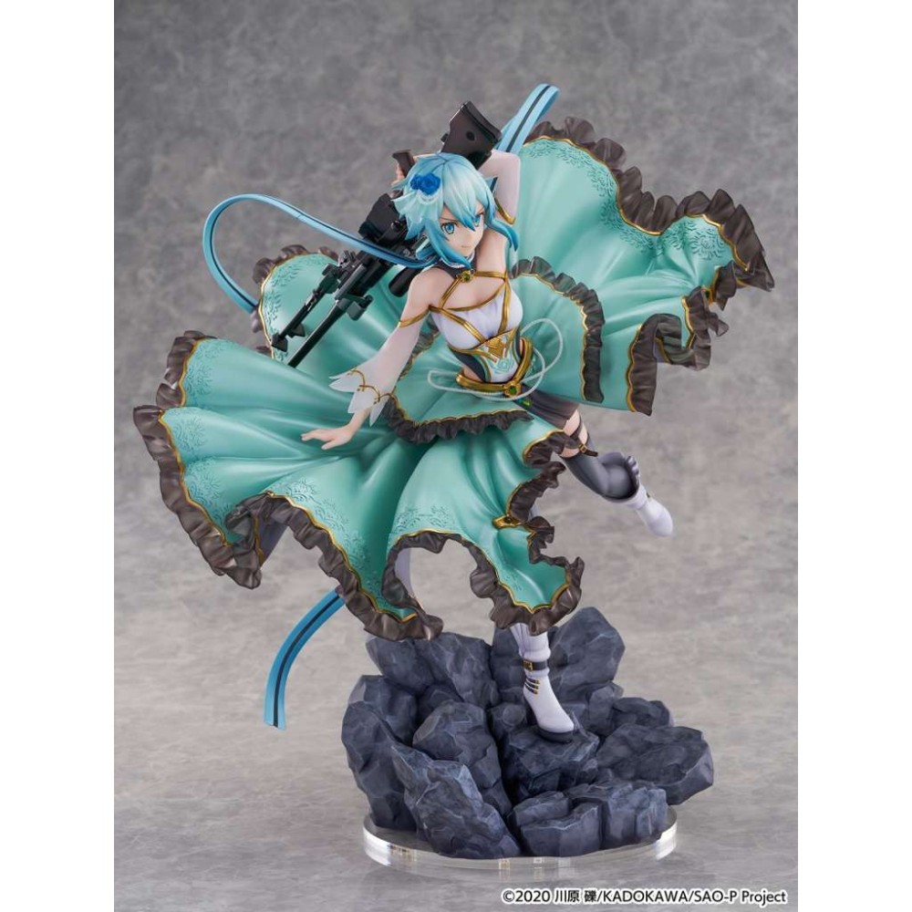 SWORD ART ONLINE SINON CRYSTAL DRESS VER 1/7 SHIBUYA SCRAMBLE STATUA FIGURE ESTREAM