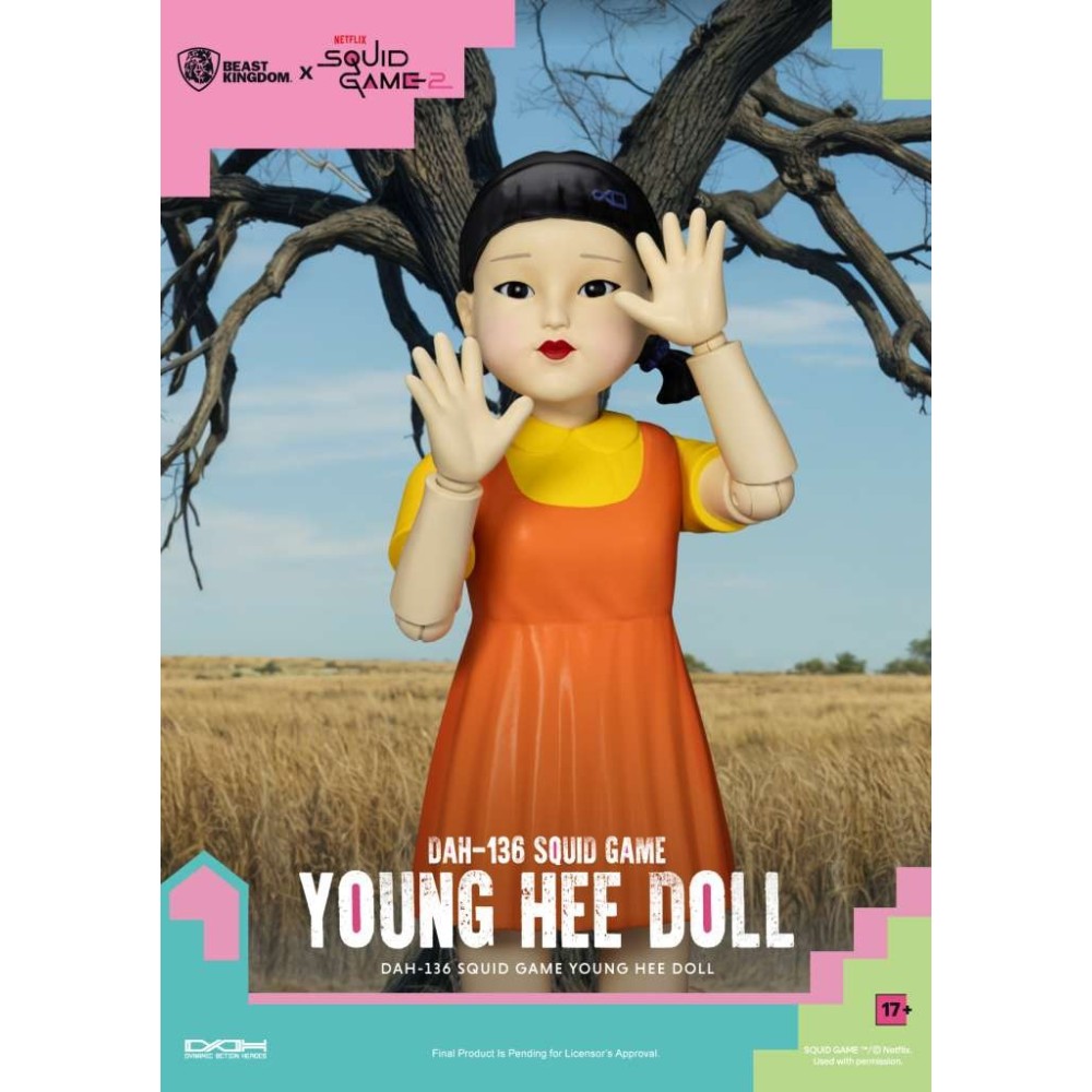 SQUID GAME YOUNG HEE DOLL DAH-136 ACTION FIGURE BEAST KINGDOM