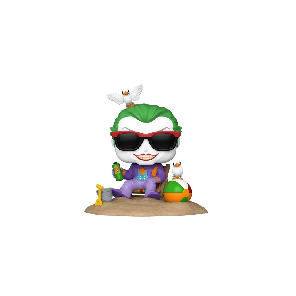 FUNKO FUNKO POP! DELUXE THE JOKER ON THE BEACH BOBBLE HEAD FIGURE