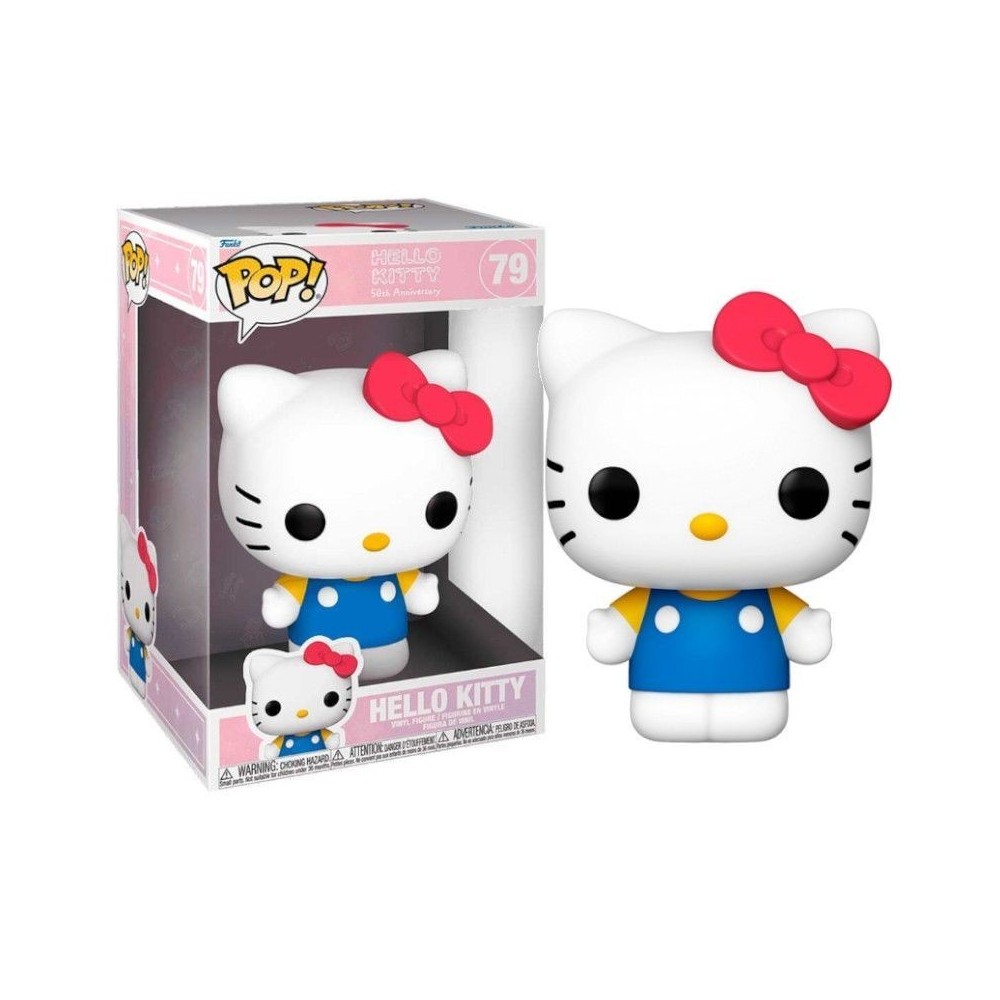 FUNKO POP! HELLO KITTY 50TH ANNIVERSARY JUMBO SIZED 25CM BOBBLE HEAD FIGURE FUNKO