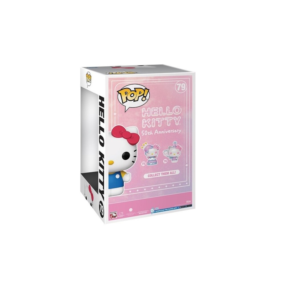 FUNKO POP! HELLO KITTY 50TH ANNIVERSARY JUMBO SIZED 25CM BOBBLE HEAD FIGURE FUNKO