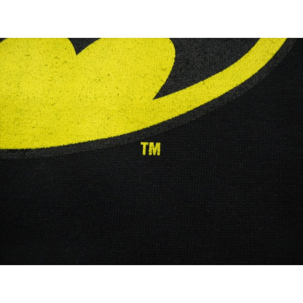 MAGLIA T SHIRT BATMAN LOGO VINTAGE NERA